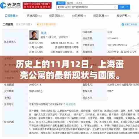 历史上的11月12日,上海蛋壳公寓的最新现状与回顾。