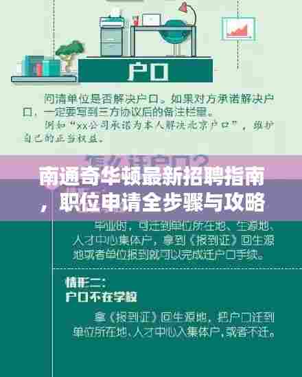 南通奇华顿最新招聘指南，职位申请全步骤与攻略（2024年11月版）