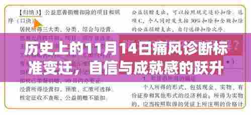 历史上的11月14日痛风诊断标准变迁，自信与成就感的跃升之路