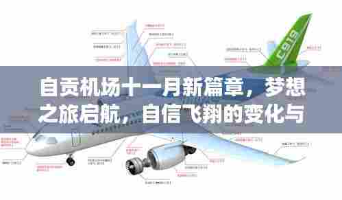 自贡机场十一月新篇章，梦想之旅启航，自信飞翔的变化与成就感
