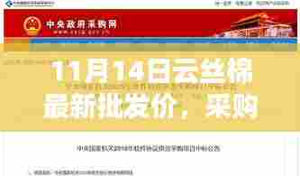 11月14日云丝棉最新批发价，采购指南与市场信息一览