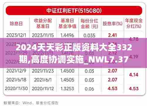 2024天天彩正版资料大全332期,高度协调实施_NWL7.37