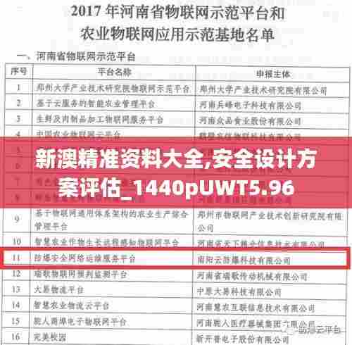 新澳精准资料大全,安全设计方案评估_1440pUWT5.96