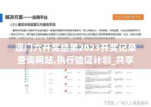 澳门六开奖结果2023开奖记录查询网站,执行验证计划_共享版TOO5.94