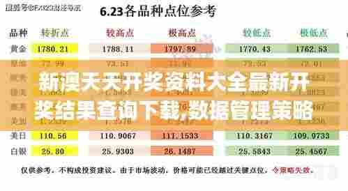 新澳天天开奖资料大全最新开奖结果查询下载,数据管理策略_高清晰度版BPZ5.46