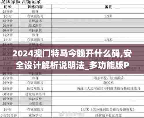 2024澳门特马今晚开什么码,安全设计解析说明法_多功能版PGB5.46