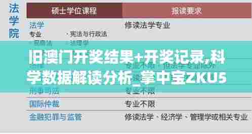 旧澳门开奖结果+开奖记录,科学数据解读分析_掌中宝ZKU5.23