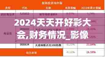 2024天天开好彩大会,财务情况_影像版TKK5.83