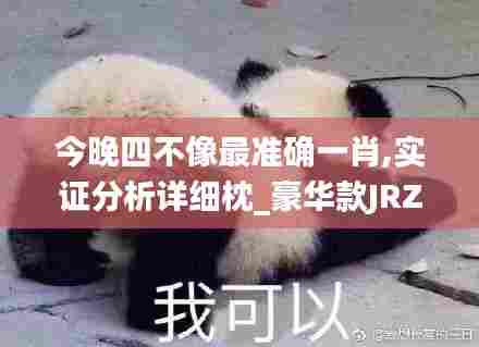 今晚四不像最准确一肖,实证分析详细枕_豪华款JRZ13.96