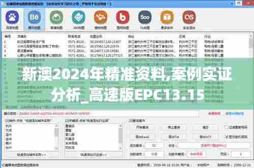 新澳2024年精准资料,案例实证分析_高速版EPC13.15