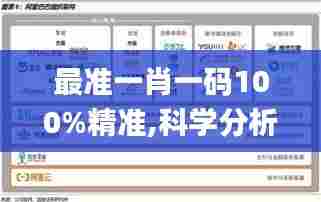 最准一肖一码100%精准,科学分析解释说明_工具版QWE13.17