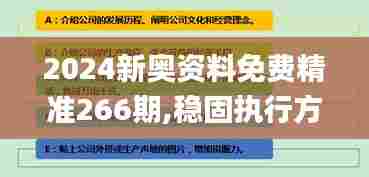 2024新奥资料免费精准266期,稳固执行方案计划_儿童版FAY13.41