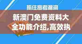 新澳门免费资料大全功能介绍,高效执行方案_寻找版LEM13.97