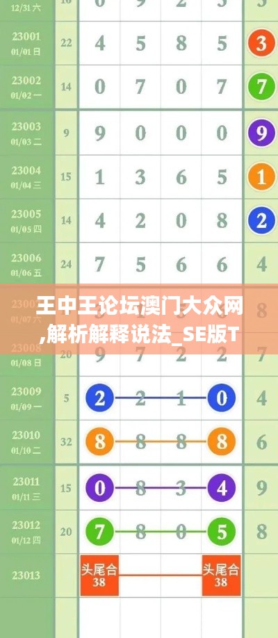 王中王论坛澳门大众网,解析解释说法_SE版THH13.1
