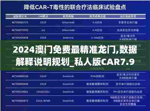 2024澳门免费最精准龙门,数据解释说明规划_私人版CAR7.92