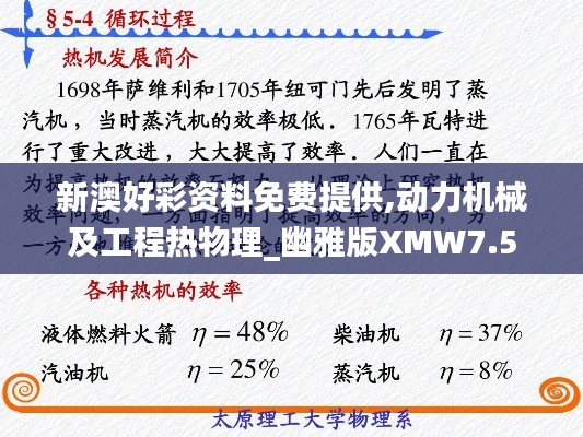 新澳好彩资料免费提供,动力机械及工程热物理_幽雅版XMW7.5