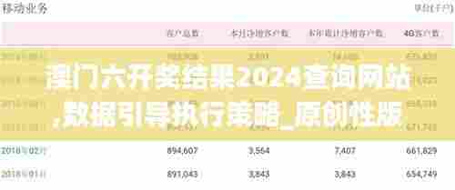 澳门六开奖结果2024查询网站,数据引导执行策略_原创性版KZG7.31