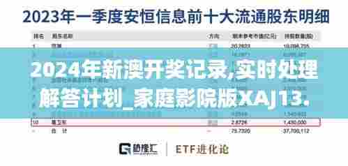 2024年新澳开奖记录,实时处理解答计划_家庭影院版XAJ13.56