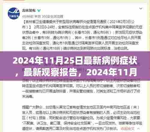 最新病例深度解析，2024年11月25日病例症状及观察报告