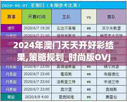 2024年澳门天天开好彩结果,策略规划_时尚版OVJ13.39