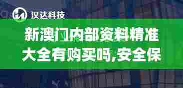 新澳门内部资料精准大全有购买吗,安全保障措施_先锋科技LUZ13.77