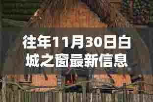 探秘白城之窗，揭秘隐藏版特色小店神秘面纱——最新信息汇总于往年11月30日白城小巷深处