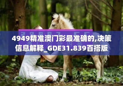 4949精准澳门彩最准确的,决策信息解释_GDE31.839百搭版