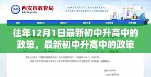 初中升高中的政策解读与要点解析，历年12月1日实施新政策概览