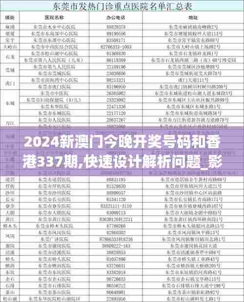 2024新澳门今晚开奖号码和香港337期,快速设计解析问题_影像版32.488-9