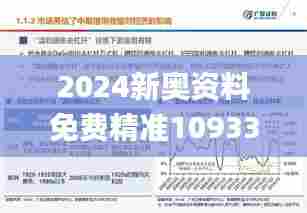 2024新奥资料免费精准109337期,平衡指导策略_理财版45.261-8