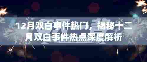 揭秘十二月双白事件热点深度解析，真相揭秘与事件回顾