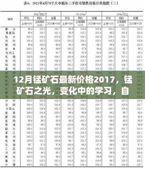 锰矿石之光,探索最新价格变化,学习成就感的源泉