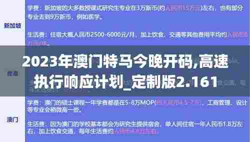 2023年澳门特马今晚开码,高速执行响应计划_定制版2.161