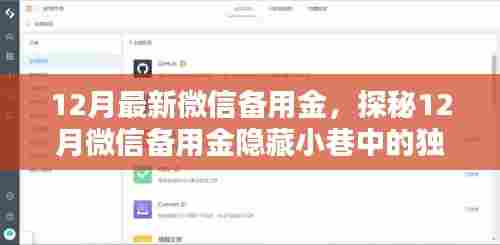 探秘十二月微信备用金隐藏小巷的独特风味小店，独特美食之旅