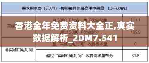香港全年免费资料大全正,真实数据解析_2DM7.541