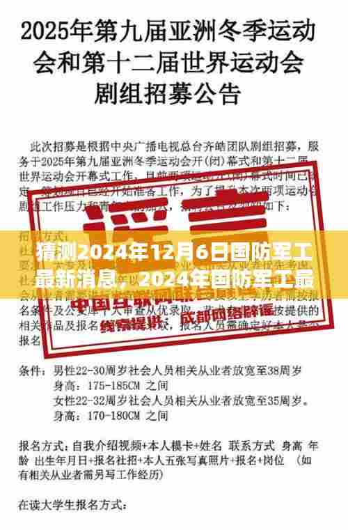 揭秘2024国防军工最新动态，消息、评测与目标用户洞察