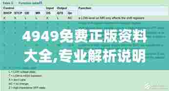4949免费正版资料大全,专业解析说明_1080p1.785