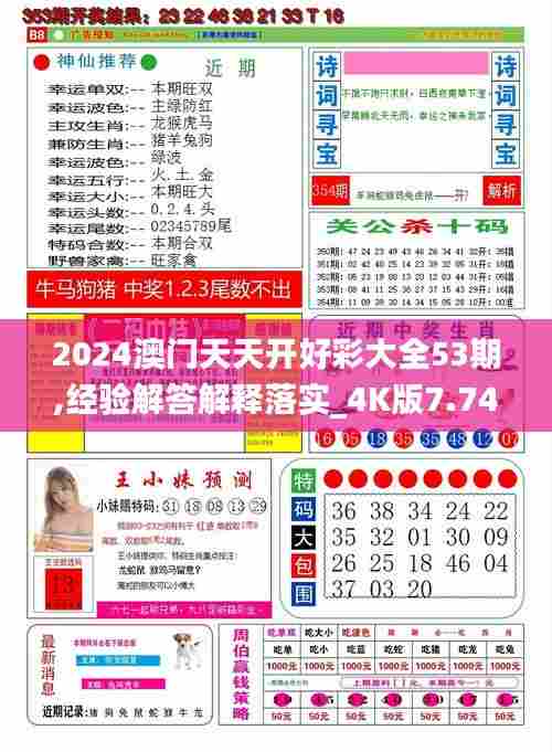2024澳门天天开好彩大全53期,经验解答解释落实_4K版7.740