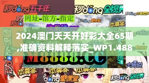 2024澳门天天开好彩大全65期,准确资料解释落实_WP1.488