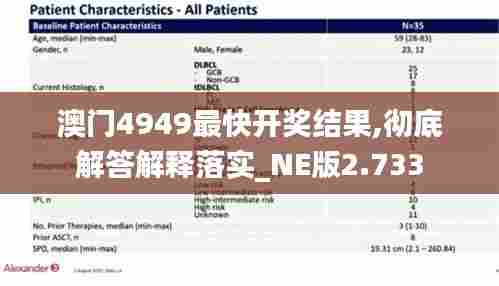 澳门4949最快开奖结果,彻底解答解释落实_NE版2.733