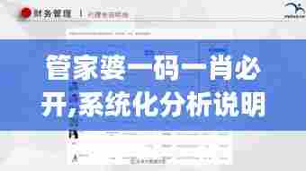 管家婆一码一肖必开,系统化分析说明_Q3.482