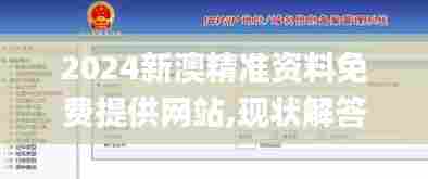 2024新澳精准资料免费提供网站,现状解答解释定义_HDR版3.299