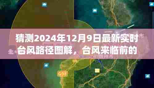 台风路径预测揭秘，2024年12月9日最新实时图解与友情共绘的温馨避风港