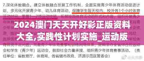2024澳门天天开好彩正版资料大全,实践性计划实施_运动版2.943