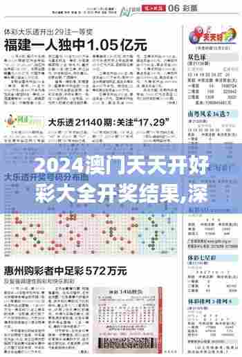 2024澳门天天开好彩大全开奖结果,深入数据执行方案_Tizen110.886