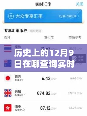 🔍轻松查询汇率信息，历史上的12月9日金融动态尽在小红书掌握✨
