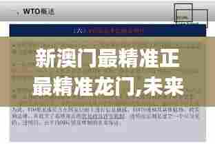 新澳门最精准正最精准龙门,未来解答解释定义_限定版6.830