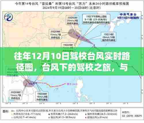 台风下的驾校之旅，与自然共舞，探寻内心宁静港湾的实时路径图