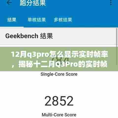 揭秘十二月Q3Pro实时帧率显示功能，技术助力游戏时代飞跃