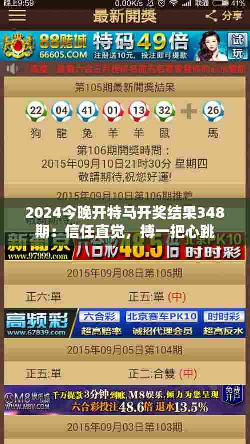2024今晚开特马开奖结果348期：信任直觉，搏一把心跳